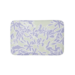 Lavendel Agapanthus-Blüten-Sage Grün Badematte