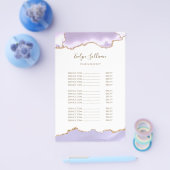 Lavendel-agate-Preisliste Flyer (Einzeln)