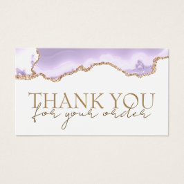 Lavendel aged danke Ihnen Rabattkarte