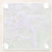 Lavendel am Meer Glasuntersetzer (Rückseite)