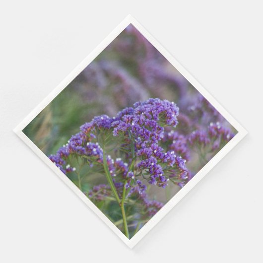 Lavendel am Meer Serviette (Ecke)