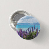 Lavendel am Seeufer Button (Vorne & Hinten)