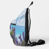 Lavendel am Seeufer Crossbody Bag (Rechts)