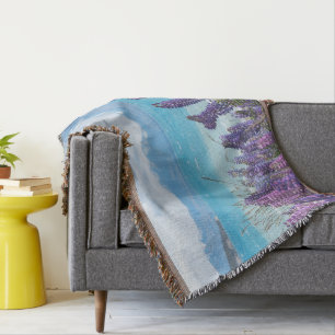 Lavendel am Seeufer Decke