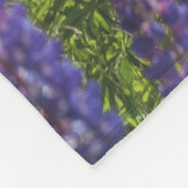 Lavendel am Seeufer Fleecedecke (Ecke)