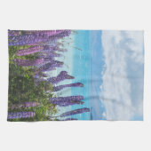 Lavendel am Seeufer Geschirrtuch (Horizontal)