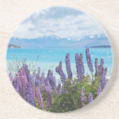 Lavendel am Seeufer Getränkeuntersetzer (Vorne)