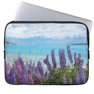 Lavendel am Seeufer Laptopschutzhülle