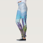 Lavendel am Seeufer Leggings (Links)