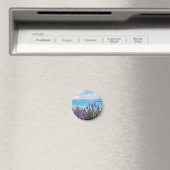 Lavendel am Seeufer Magnet (In Situ (Geschirrspüler))