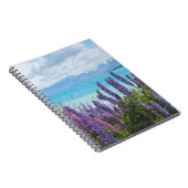 Lavendel am Seeufer Notizblock (Rechte Seite)
