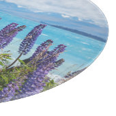 Lavendel am Seeufer Schneidebrett (Ecke)