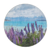 Lavendel am Seeufer Schneidebrett (Vorderseite)