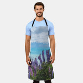 Lavendel am Seeufer Schürze (Getragen)