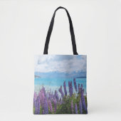 Lavendel am Seeufer Tasche (Vorderseite)