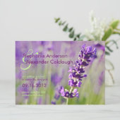 Lavendel ・ Ankündigung Datum freihalten (Stehend Vorderseite)