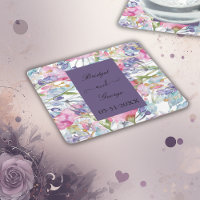 Lavendel Aquarell Wildblume Grünpflanzen