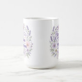 Lavendel: Atmen, dann blühen Kaffeetasse (Mittel)