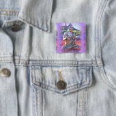 Lavendel-aura-Buddha Button (Beispiel)