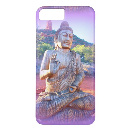 Lavendel-aura-Buddha Case-Mate iPhone Hülle (Rückseite)