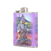 Lavendel-aura-Buddha Flachmann (Links)