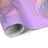 Lavendel-aura-Buddha Geschenkpapier (Rolleneckpunkt)