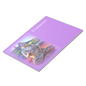 Lavendel-aura-Buddha Notizblock (angewinkelt)