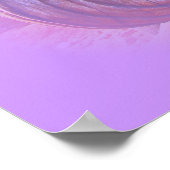 Lavendel-aura-Buddha Poster (Ecke)