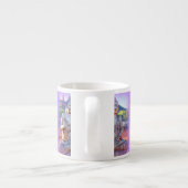 Lavendel-aura-Buddhas Espressotasse (Rückseite)