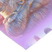 Lavendel-aura-Buddhas Kurzer Tischläufer (Ecke)
