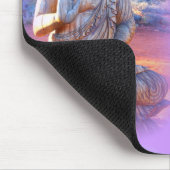 Lavendel-aura-Buddhas Mousepad (Ecke)