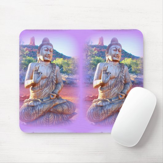 Lavendel-aura-Buddhas Mousepad (Mit Mouse)