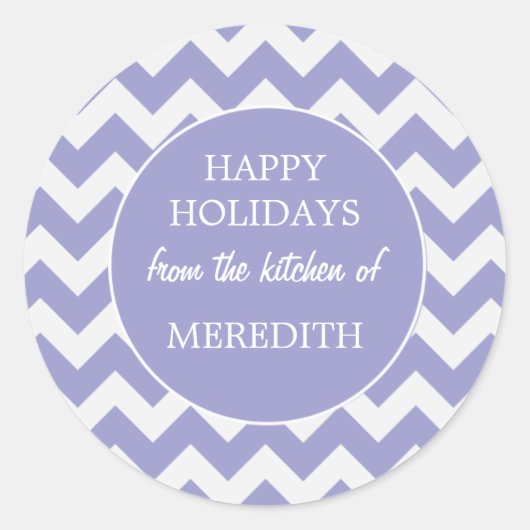 Lavendel aus der Küche des Backens Runder Aufkleber (Vorderseite)