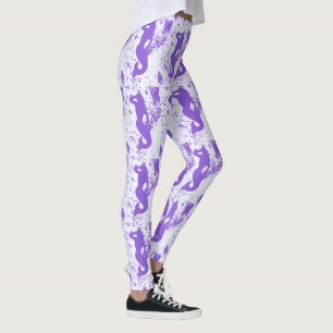 Lavendel-Aussichtspersonen Leggings