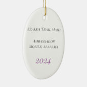 Lavendel Azalea Wandern neben dem Wasser Keramik Ornament (Rechts)