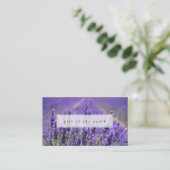 Lavendel-Bauernhof-Geschenk der Erdätherischen Öle Visitenkarte (Stehend Vorderseite)