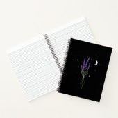Lavendel bei Night Notebook Notizblock (Innenseite)
