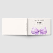 Lavendel-Beige-Bug Geburtstag Gästebuch (Voll)