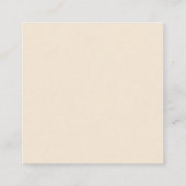 Lavendel beige QR Code Hochzeit RSVP Begleitkarte (Rückseite)