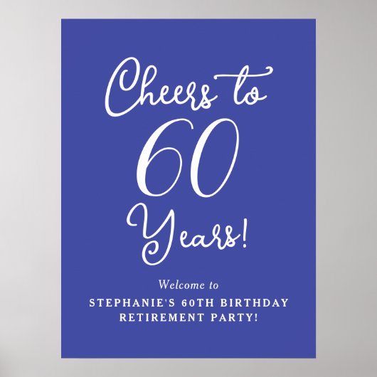 Lavendel bejubelt 60 Jahre Party für die Altersvor Poster (Vorne)