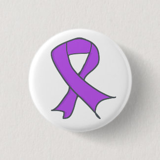 Lavendel Bewusstseins Schleife als Symbol Button