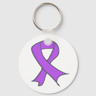 Lavendel Bewusstseins Schleife als Symbol Schlüsselanhänger