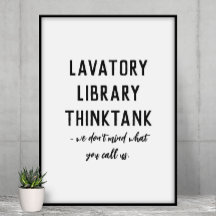 Lavendel, Bibliothek, Think Tank Funny Bad