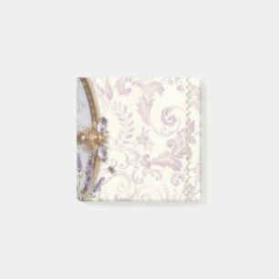 Lavendel-Bienen-Notizen Post-it Klebezettel