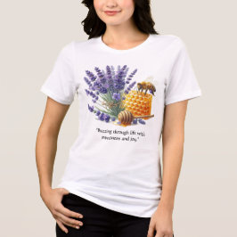 Lavendel/Bienensüßer T - Shirt