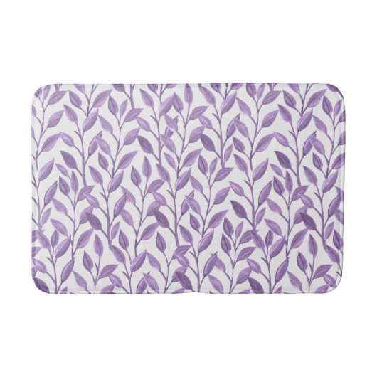 Lavendel-Blätter Badematte (Vorderseite)