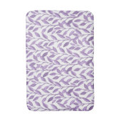 Lavendel-Blätter Badematte (Vorderseite Vertikal)