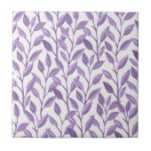 Lavendel-Blätter Fliese (Vorderseite)