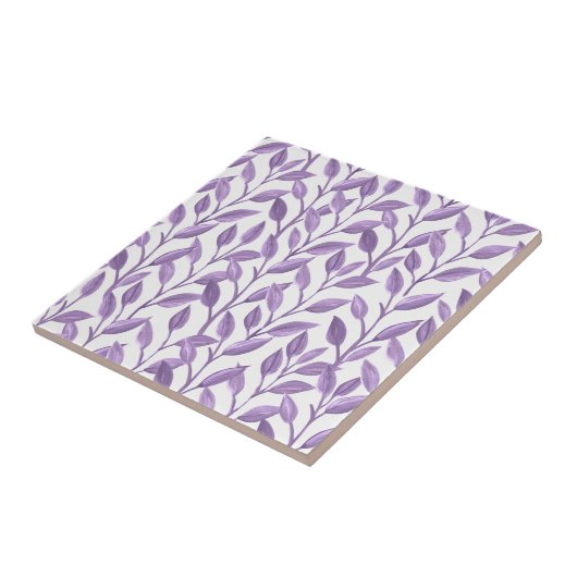 Lavendel-Blätter Fliese (Seite)