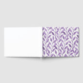 Lavendel-Blätter Gästebuch (Voll)